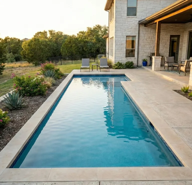 Pool filter pressure gauge and filter equipment on a residential equipment pad