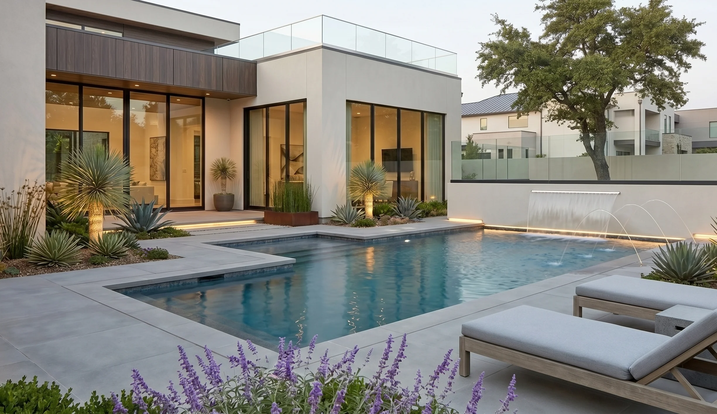 Residential pool ready for same-day service help in the Round Rock Texas area